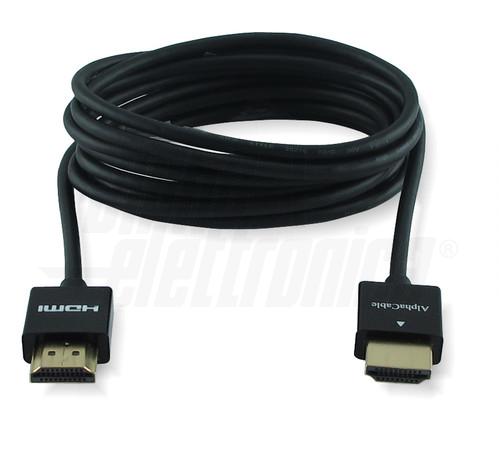 Cavo HDMI 2m Placcato Oro – Ethernet Micro HDTV 3D – Modello #c691 – Sm-pc