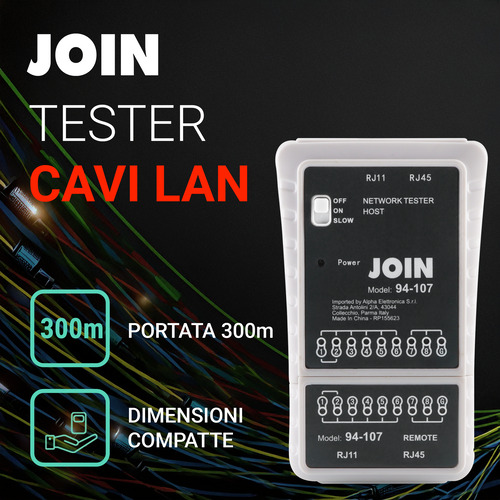 Alcasa GC-N0036 Kit Tester Per Cavo Di Rete 6 In 1 | Pinza Crimpatrice, LSA, Spelafili, 20 RJ45 E Protezioni | Custodia Pratica Grigia