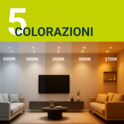 5 colorazioni