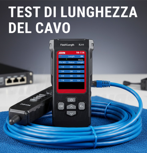 Misurazione della lunghezza dei cavi