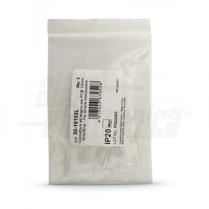 Aroidful 12 Pz Mini LED SMD/COB Connettore L/T Tipo 2 Pin 8mm Per Striscia LED Monocromatico Connettore Angolo Senza Saldatura Per Collegare Strisce LED E Strisce Luminose