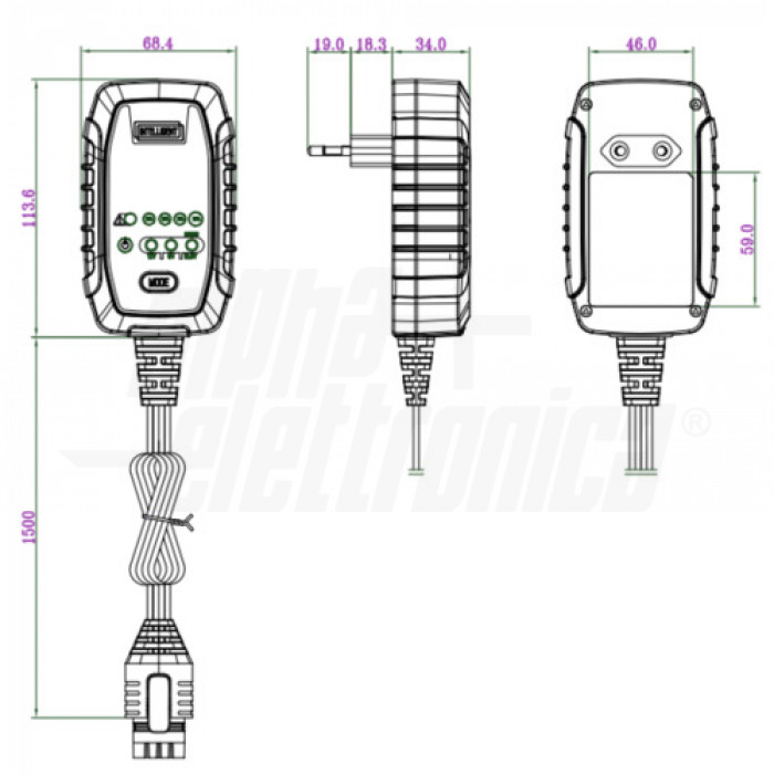 CAVO DI CARICA / BILANCIAMENTO LIPO 2S - 4MM