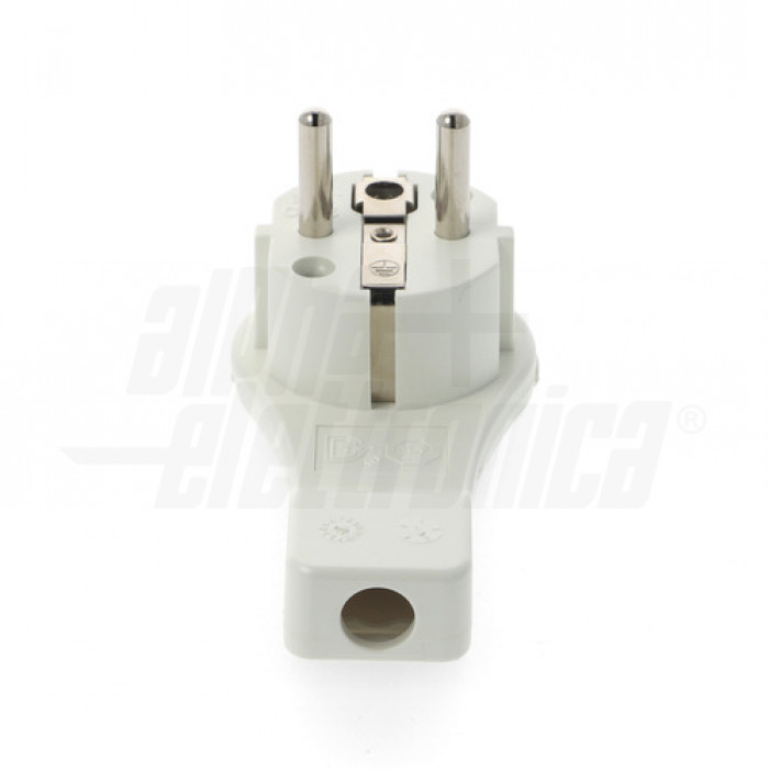 Portalampada E27 Con Attacco DCL Zenitech - Presa E Spina 2P+T 250V 60W, Terminali A Vite 0,5-1mm², Bianco