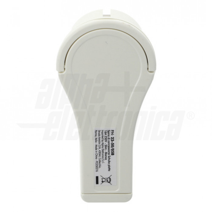 Presa Femmina 10A 250V - Silver Electronics 9258 - Connettore Elettrico Diametro 4mm, Colore Bianco