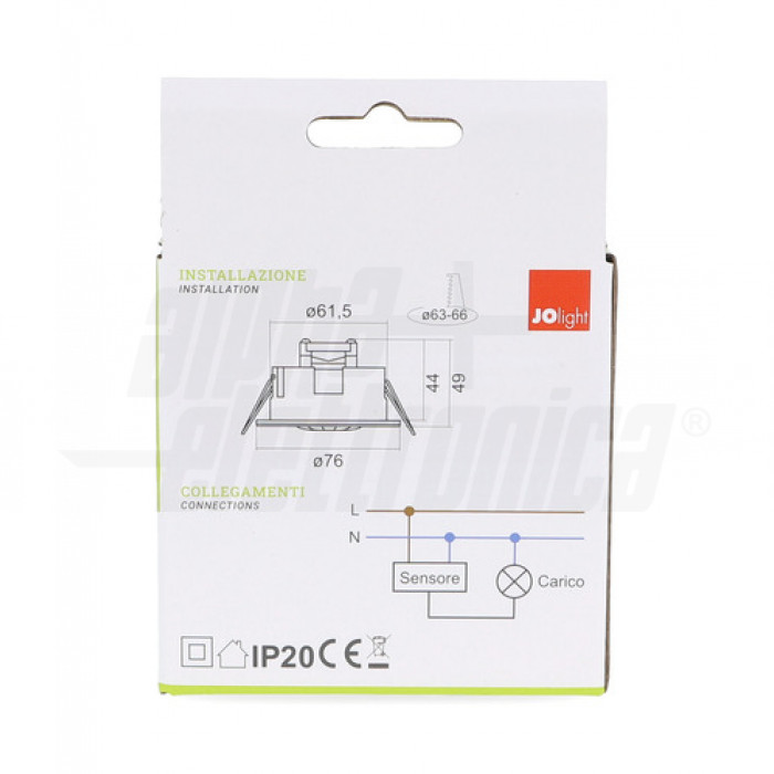 Sirena Allarme 110 DB ES-626 – ABS Impermeabile, Installazione A 2,5 M, Per Infrarossi, Perdite Gas E Allarmi Perimetrali