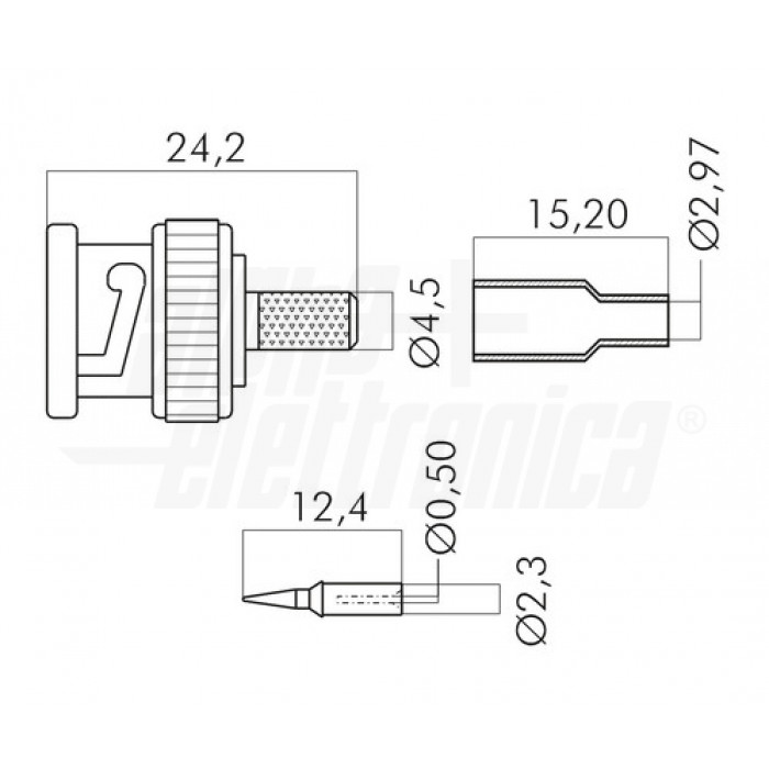 1M/3.3ft BNC Male Plug Q9 to Dual Alligator Clip 50ohm Test Coaxial Lead Cable e