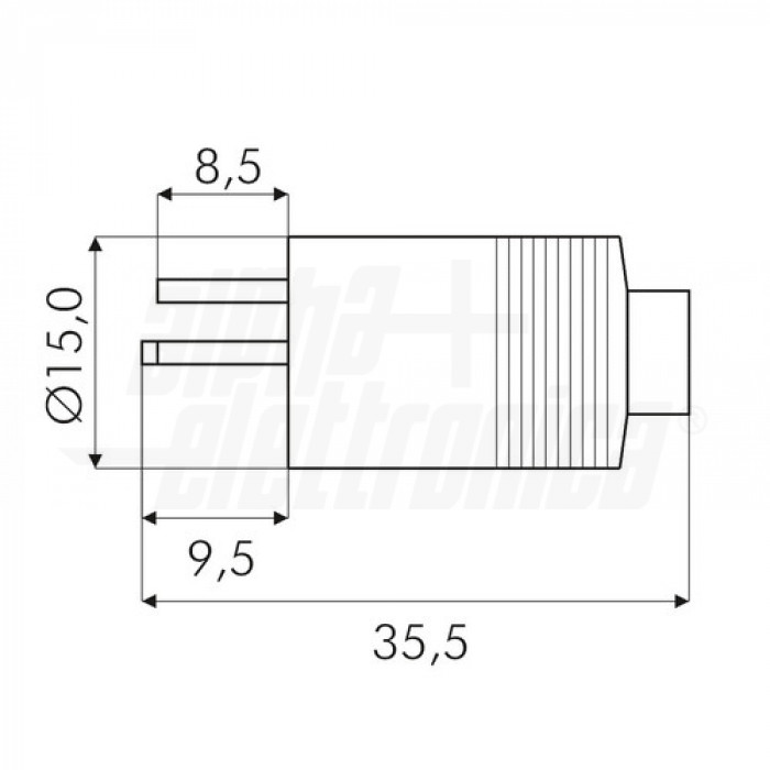 Blue Print ADN18548 - Asta Stabilizzatrice (Puntone) Per Sospensione Auto, Ricambio Nuovo