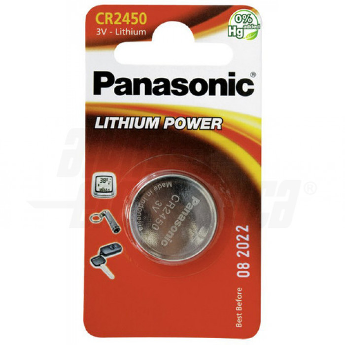 50 X Panasonic 1 Blister CR2450 Batteria A Bottone Al Litio 3 V - Foto 12