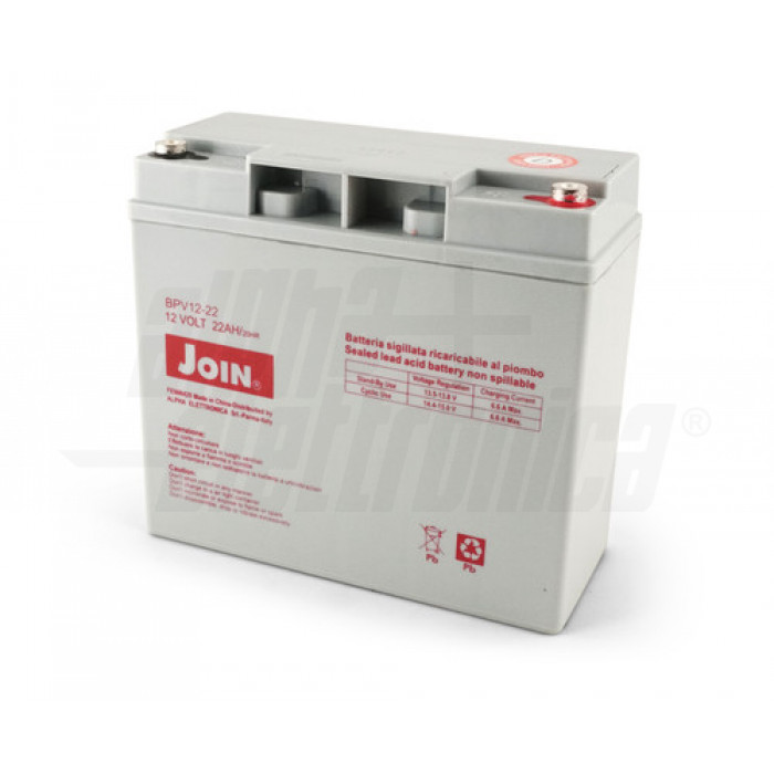 Batteria 12v 24ah Trattorino Batteria AGM VRLA 12V 22Ah ULTRAMAX NP22-12 - Sigillata, A Piombo Acido, Per Applicazioni Varie Bombola Gpl Auto - Foto 2