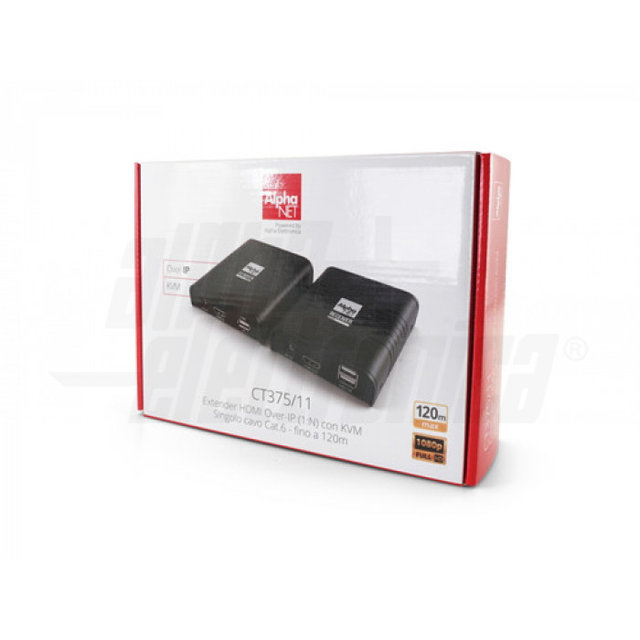 CT375/11 Extender HDMI 1080p KVM Over IP (1N) cavo CAT.6