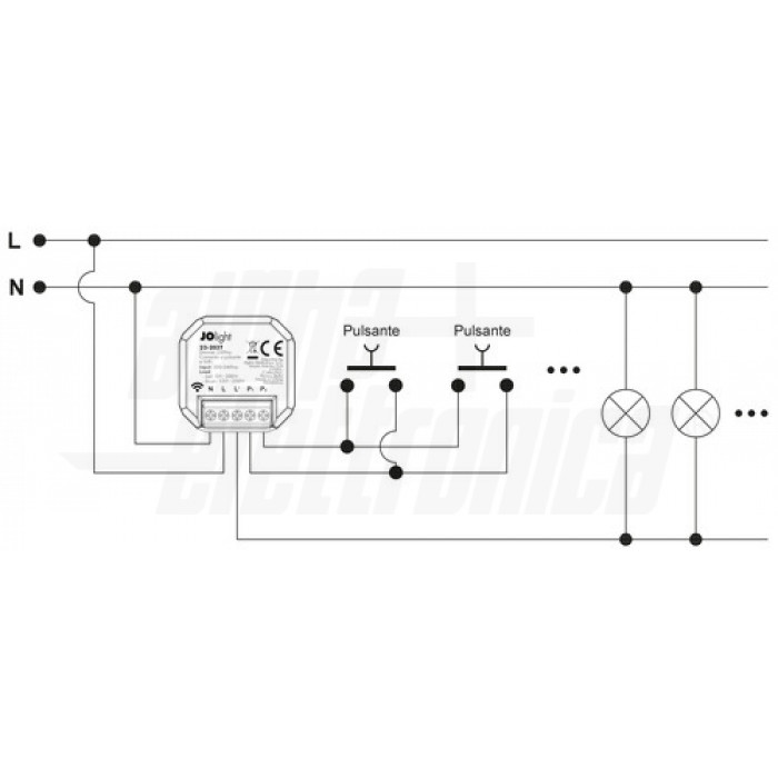 23203T Dimmer Alpha Smart taglio di fase 230V per lampade LED