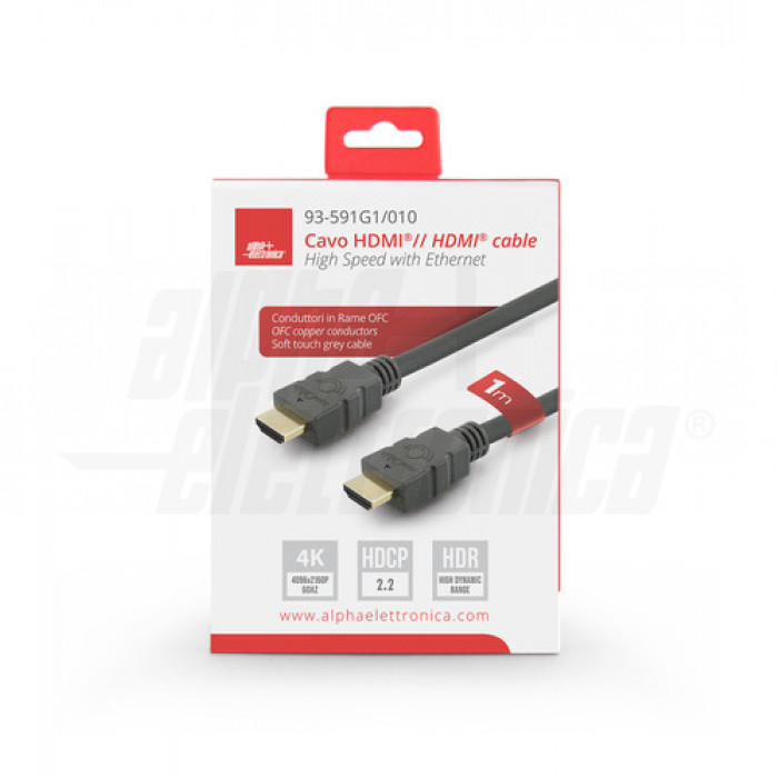 Cavo da 5 metri HDMI 2.0 con connettori smontabili Serie Across Ricable 10891-C5 Cavo da 5 metri HDMI 2.0 con connettori smontabili Serie Across Ricable 10891-C5