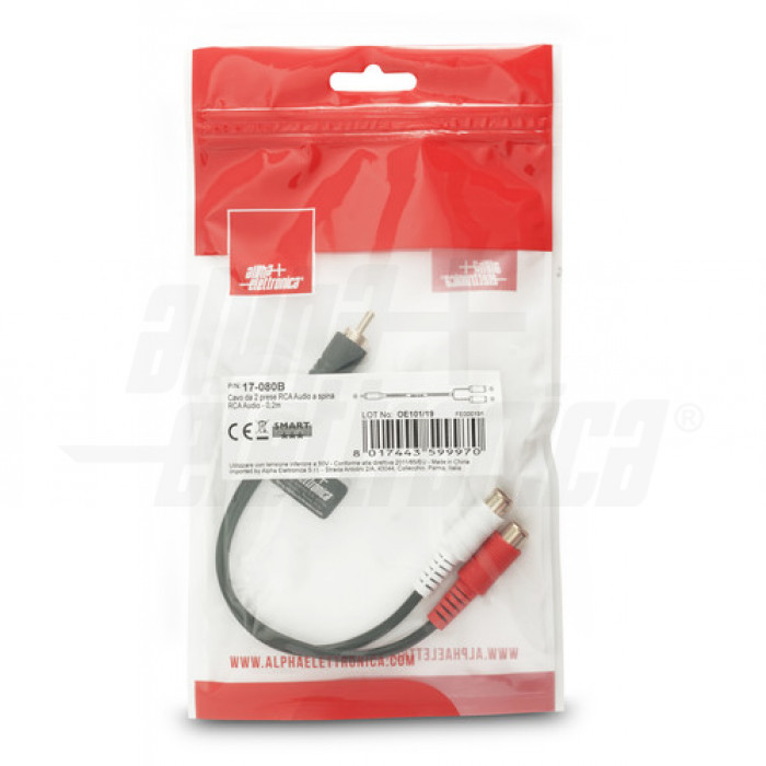 Cavo RCA 3.50 M Sinuslive CX-35 [2x Spina RCA - 2x Spina RCA - Foto 2