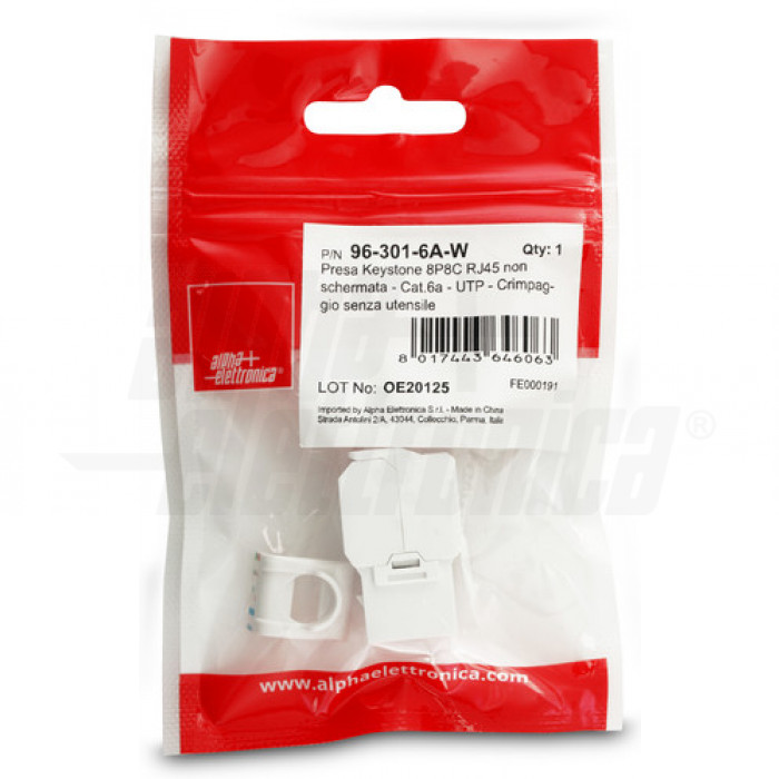 Presa Plug Keystone Fracarro Cat 6 Rj45 1.5a - 287706 - Foto 6