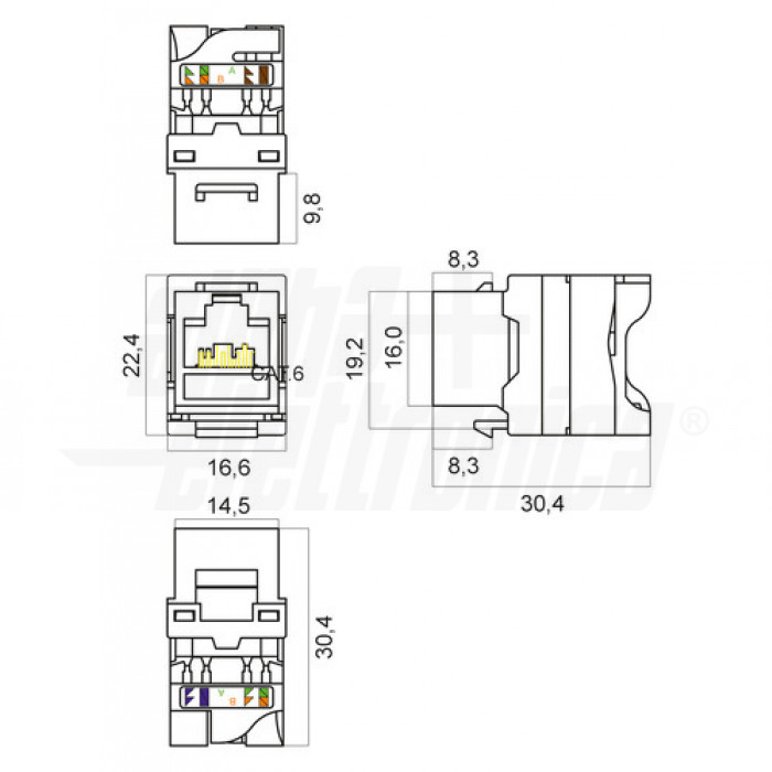 827 Keystone Electronics | Connettori, Interconnessioni - Foto 3