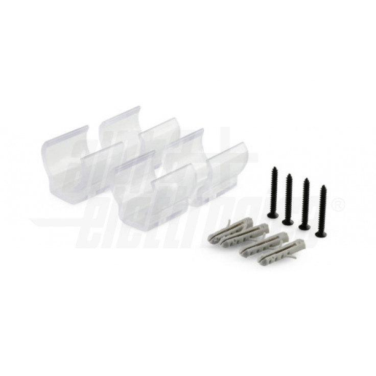 30 clip di montaggio impermeabili per strisce LED, clip per luci