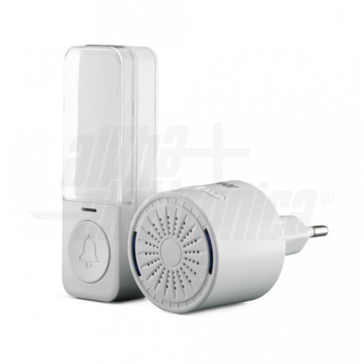 Campanello Video Wireless 1080P Con Rilevamento Umano AI | Audio Bidirezionale, Visione Notturna, IP65, Batteria 5200mAh | Con Campanello Interno Incluso