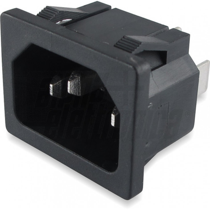 Connettore Di Alimentazione Iec320 C15 Femmina Ad Angolo 4784.0000