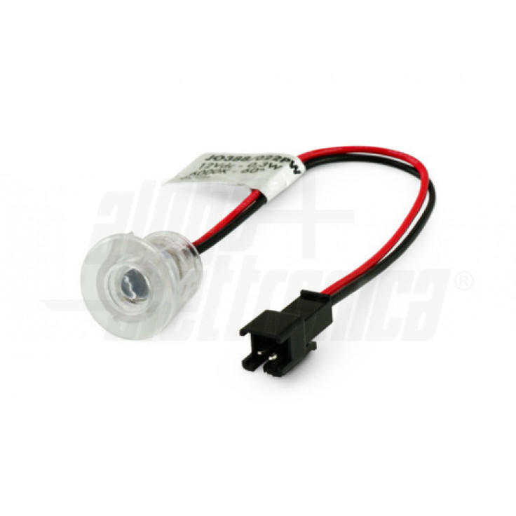 SO-TECH Faretto Da Incasso LED Giulia 3W 12V Bianco Neutro 4000K - Cromo Lucido, Ø65mm, Profondità 11,2mm, Per Mobili