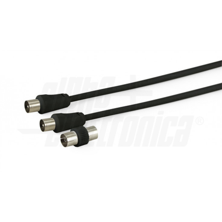 87-010W/02B - Cavo Da Spina TV Coax 9,5mm A Spina TV Coax 9,5mm - Con - Foto 11
