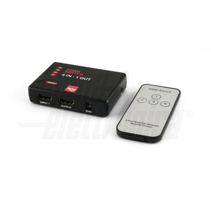 SWITCH HDMI 5 PORTE VER. 1.4 CON TELECOMANDO (LKSHDMI514 - Foto 11