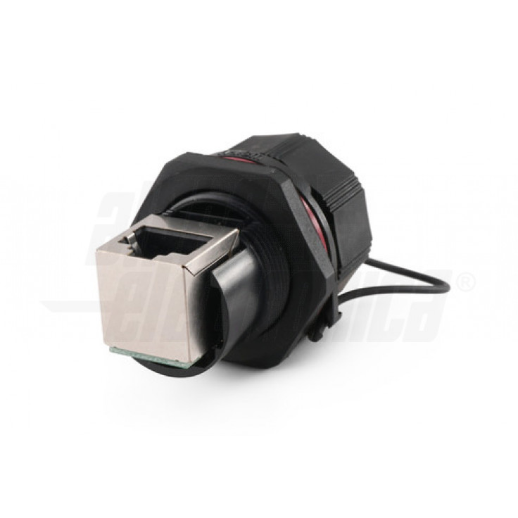 Arli Presa Di Rete Cat6a Doppia: 2 Porte RJ45 Schermate In Metallo, Montaggio A Parete/Incasso - 10 Gbps