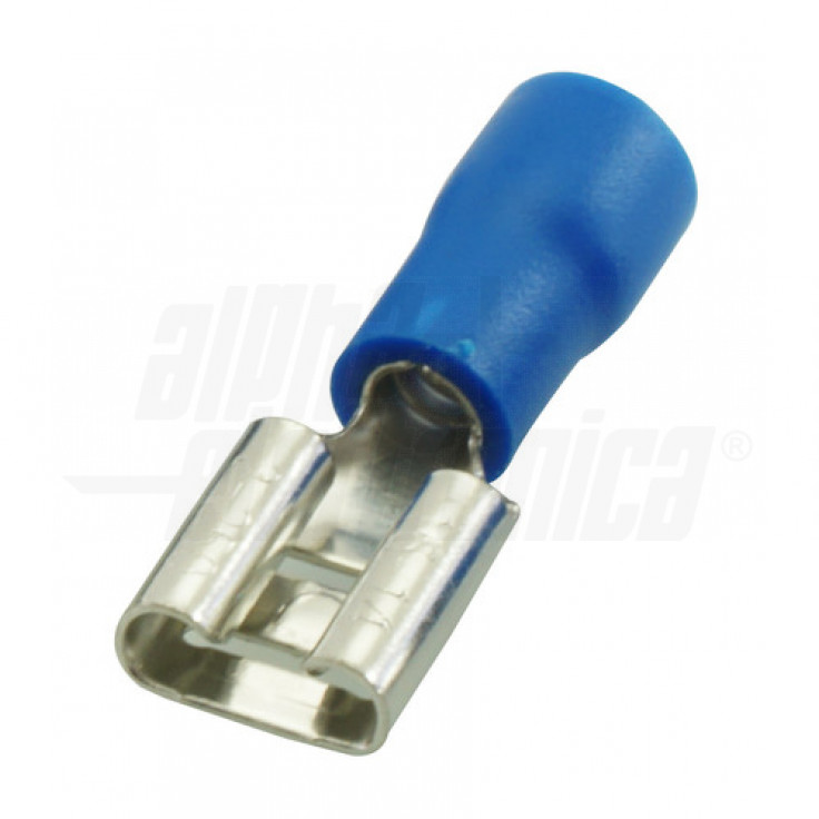 Faston Maschio Femmina Con Pinza Piggyback Spade Crimp Terminal Connector 0.5-6.0mm² 22-10 Awg 100 Pcs Faston Elettrici - Foto 2