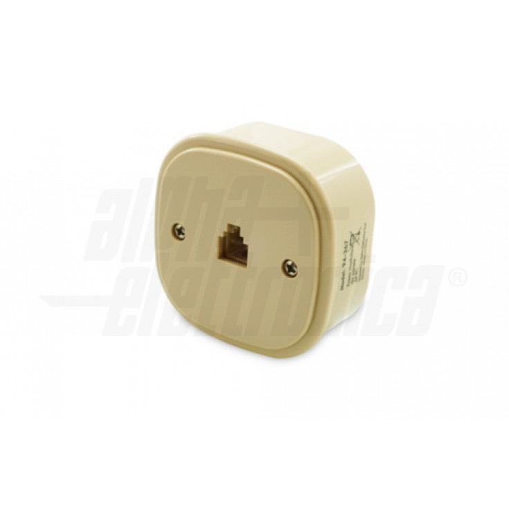 Accoppiatore Sdoppiatore Modulare Da 1 Femmina A 2 Femmine 8P8C Per Cavi Di Rete Lan Rj45