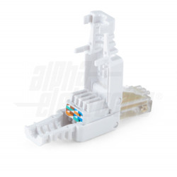 Confezione 100 Plug Modulari RJ45 Passanti Cat6 FastCrimp IWP-CAT6SJ - Foto 4