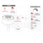 Modalità di funzionamento | Accensione e Spegnimento (Funzione ON/OFF)<br> Per accendere o spegnere la lampada, è sufficiente effettuare un singolo click sul pulsante di controllo. Ogni pressione attiverà o disattiverà la luce.<br><br>  Regolazione dell’Intensità della Luce (Funzione Dimmer)<br> Per variare l’intensità luminosa della lampada, premere e mantenere premuto il pulsante di controllo. Durante la pressione prolungata, l’intensità della luce inizierà a cambiare gradualmente. Continuare a tenere premuto fino a raggiungere il livello di luminosità desiderato. Rilasciare il pulsante una volta ottenuta l’intensità preferita.