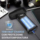 Ricarica rapida | 2 batterie 3000mAh per la ricarica rapida e protezione da sovratemperatura per la tua sicurezza