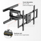 Cura nei dettagli | Le cover decorative per fissaggi e agganci del cable management offrono un look elegante, mantenendo ogni elemento ben organizzato.