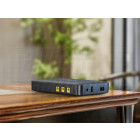 Design semplice e compatto | Il mini UPS KUPSM014 garantisce continuità di funzionamento in caso di black-out per i dispositivi collegati.  Sottile e compatto è in grado di alimentare apparecchi come router internet, telecamere IP, assistenti vocali e controller domotici.