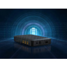 Grande capacità della batteria | Grazie alla grande capacità della batteria al litio (8000Ah) si possono raggiungere fino a 8 ore di autonomia.  E' possibile scegliere tra 3 tensioni di uscita con connettore 5,5x2,1mm (5/9/12Vdc) oppure una uscita USB 5V.