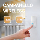 Versatile e compatto | Trasmissione in campo libero fino a 180m. Scegli tra 64 melodie e 5 livelli di volume.