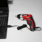 Ricarica pratica e veloce. | Grazie alla porta USB-C, l’avvitatore si ricarica facilmente con il cavo incluso, per essere sempre pronto all’uso in ogni momento.