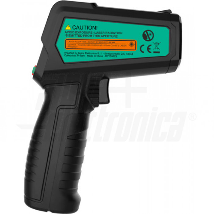 TERMOMETRO DIGITALE AD INFRAROSSI CON PUNTATORE LASER -50/1000 - 4