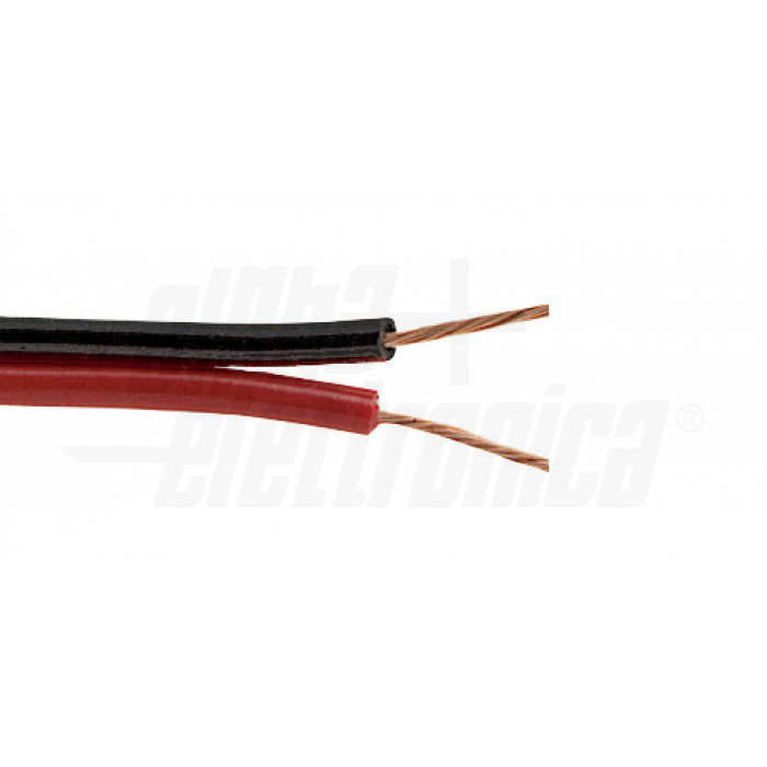 Cavo Elettrico Electraline 2x0,5 Mm | 20 Metri Nero/Rosso | Per Audio E Segnali - Foto 2