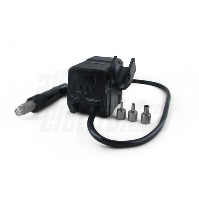 Stazione Saldatura Aria Calda 858D 700W - Stazione Dissaldante Digitale Con 3 Ugelli Saldatore 700w - Foto 3