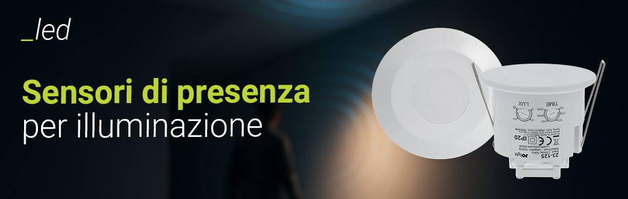 Sensori di presenza per illuminazione