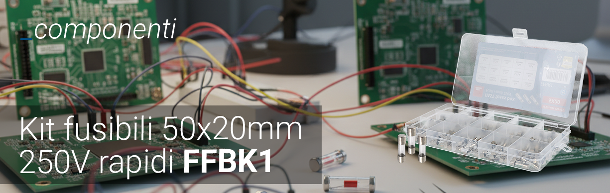 Kit fusibili 5x20mm 250V rapidi