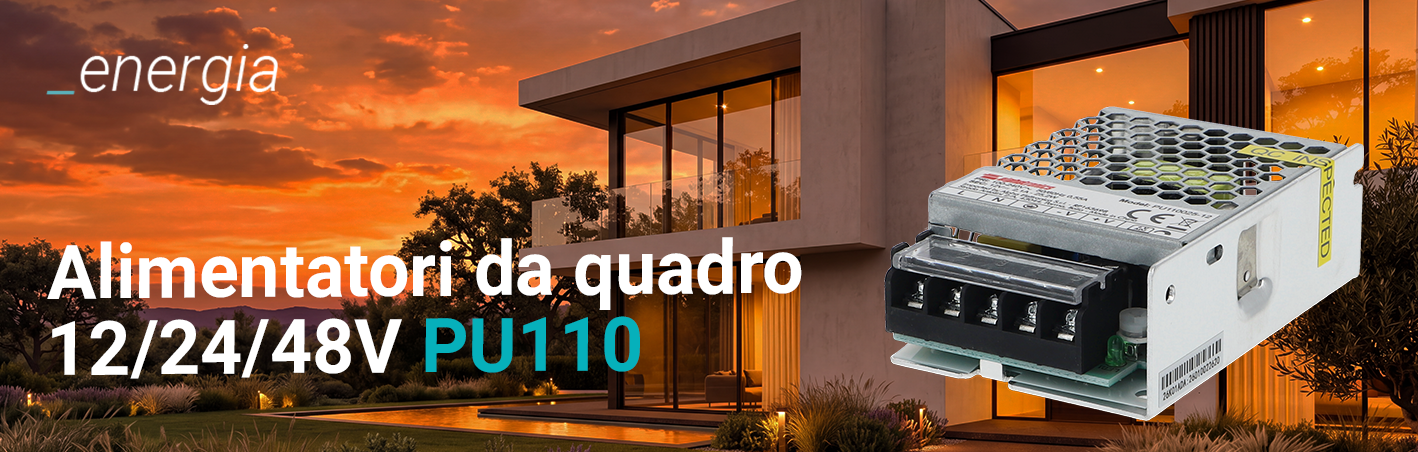 Gamma alimentatori da quadro 12V / 24V / 48V