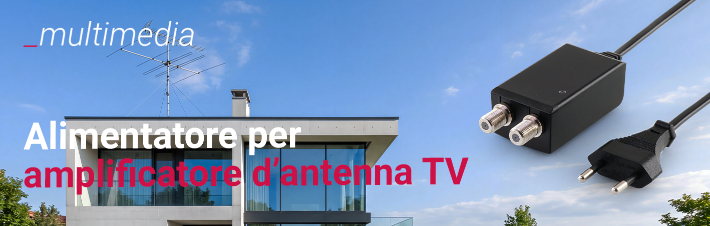 Alimentatore per amplificatore d'antenna TV