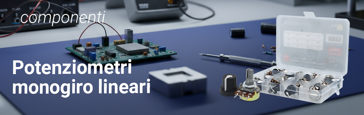 Potenziometri lineari monogiro