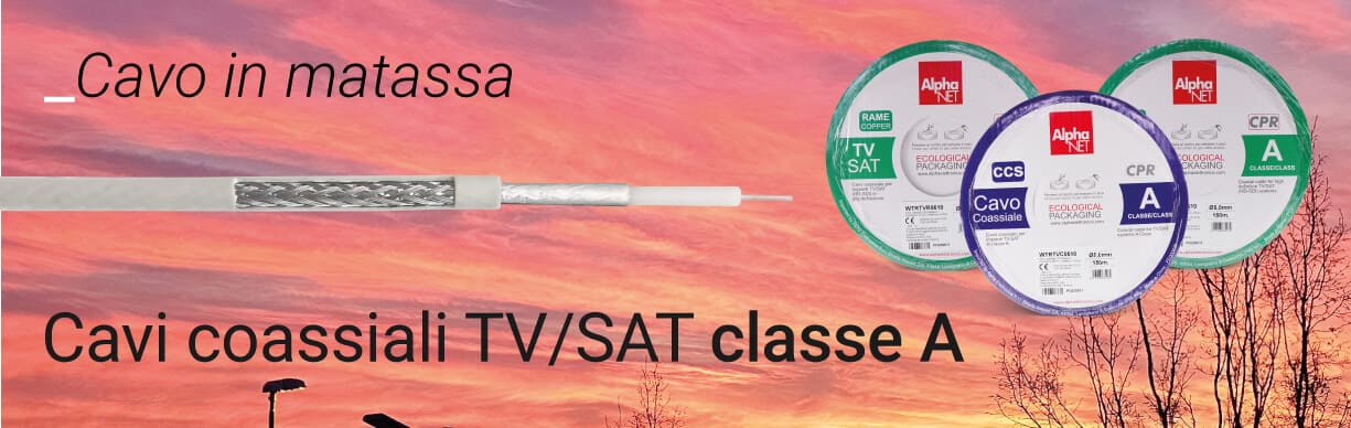Cavi coassiali TV-SAT - classe A